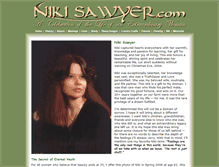 Tablet Screenshot of nikisawyer.com